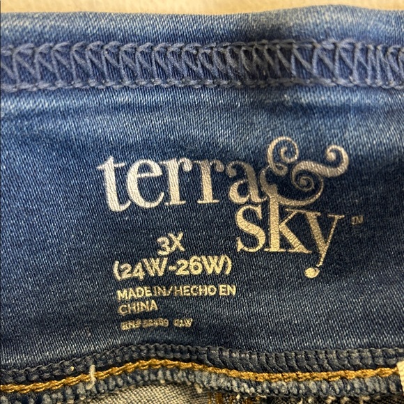 Terra & Sky Dark Blue Jeggings - Picture 2 of 4